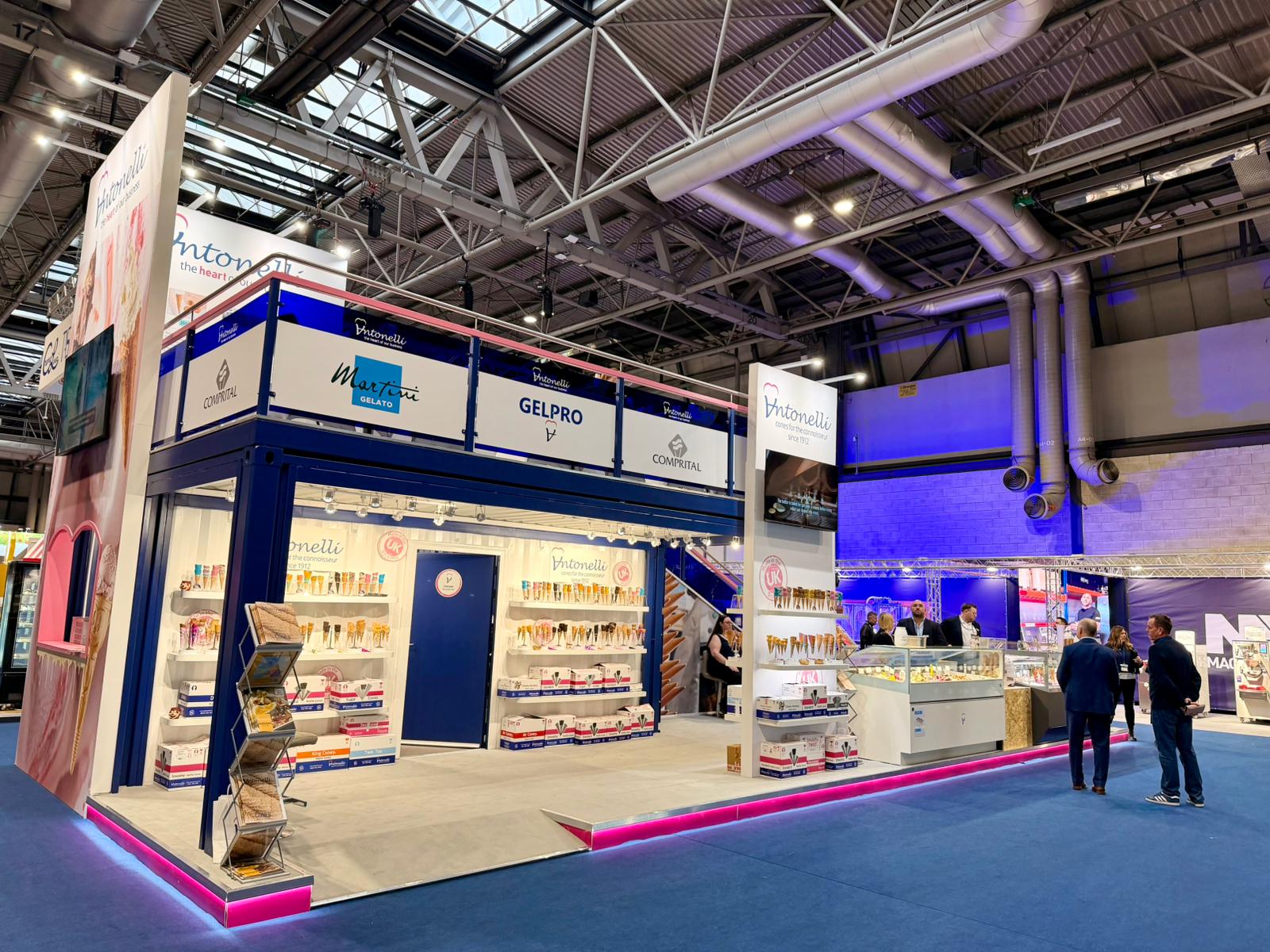 Antonelli stand at ICA show NEC